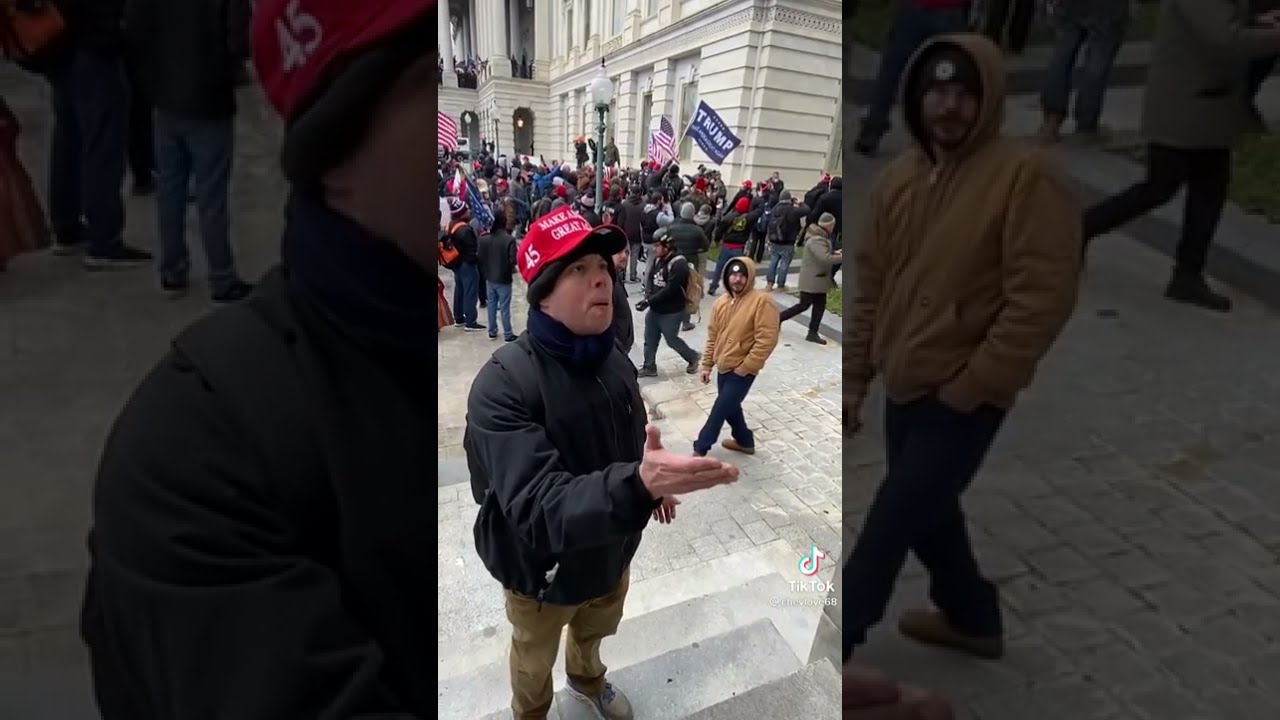 Trump Supporter Begs Cops To Stop Riots At Capitol These People Want Blood 