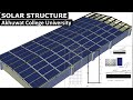 Top Roof Solar Structure Design | Solar 3D Modeling 2D AutoCAD Drawings for Freelancers &amp; Beginners