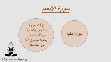 حفظ سورة الأنعام بسهولة