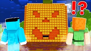Going Inside A Giant Pumpkin In Minecraft