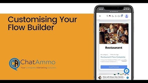 Visual flow builder   Setting up chatbot
