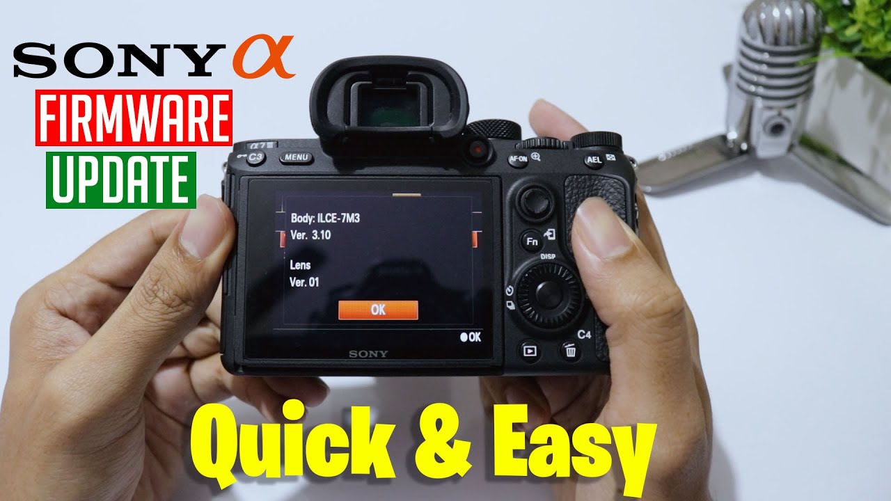 🔥Firmware update on any Alpha Cameras in | update firmware Sony a7iii | Easy & Safe method - YouTube