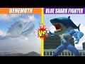 Behemoth vs Great Blue Shark Fighter (Tim Zizi) | SPORE