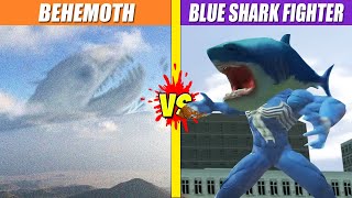 Behemoth vs Great Blue Shark Fighter (Tim Zizi) | SPORE