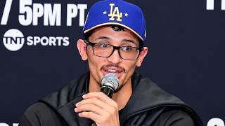 Sebastian Fundora says he KNOCKS OUT BOOTS & Vergil at Post Fight Presser after Hadribeaj KO!