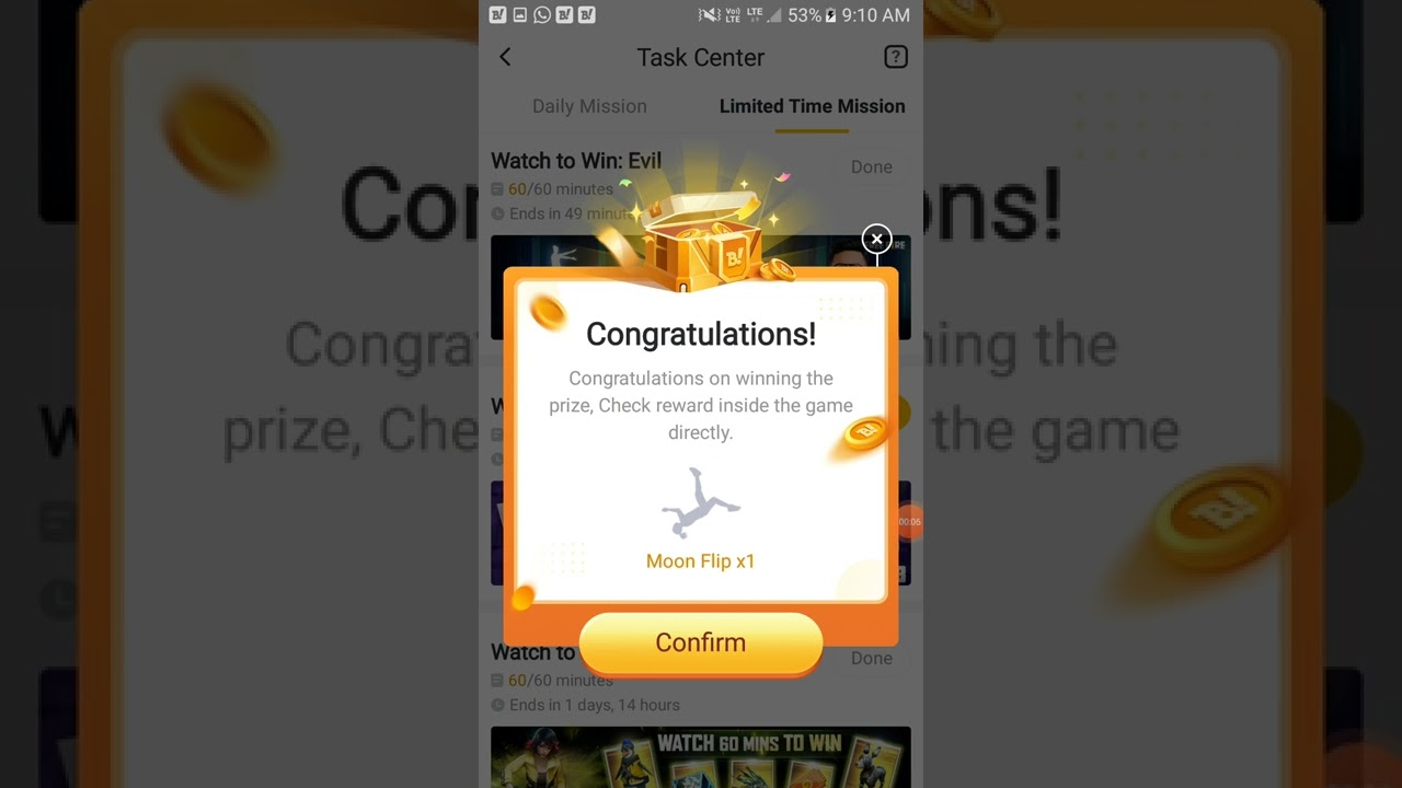Booyah app new event Watch to win Reward ## Booyah new event #