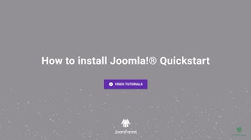 How to install Joomla Quickstart Package