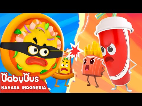 Cola VS Pizza | Petualangan Makanan | Animasi Makanan Anak | Kartun Anak | BabyBus Bahasa Indonesia