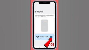 How To Turn On Floating notifications: Bubbles #shorts #bubbles #notification #viralshort #trending