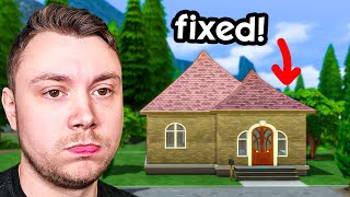 Fixing the ugliest Sims 4 house EVER