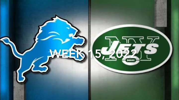 (PREVIEW) WEEK 15, 2022 - DETROIT LIONS @ NY JETS!!!