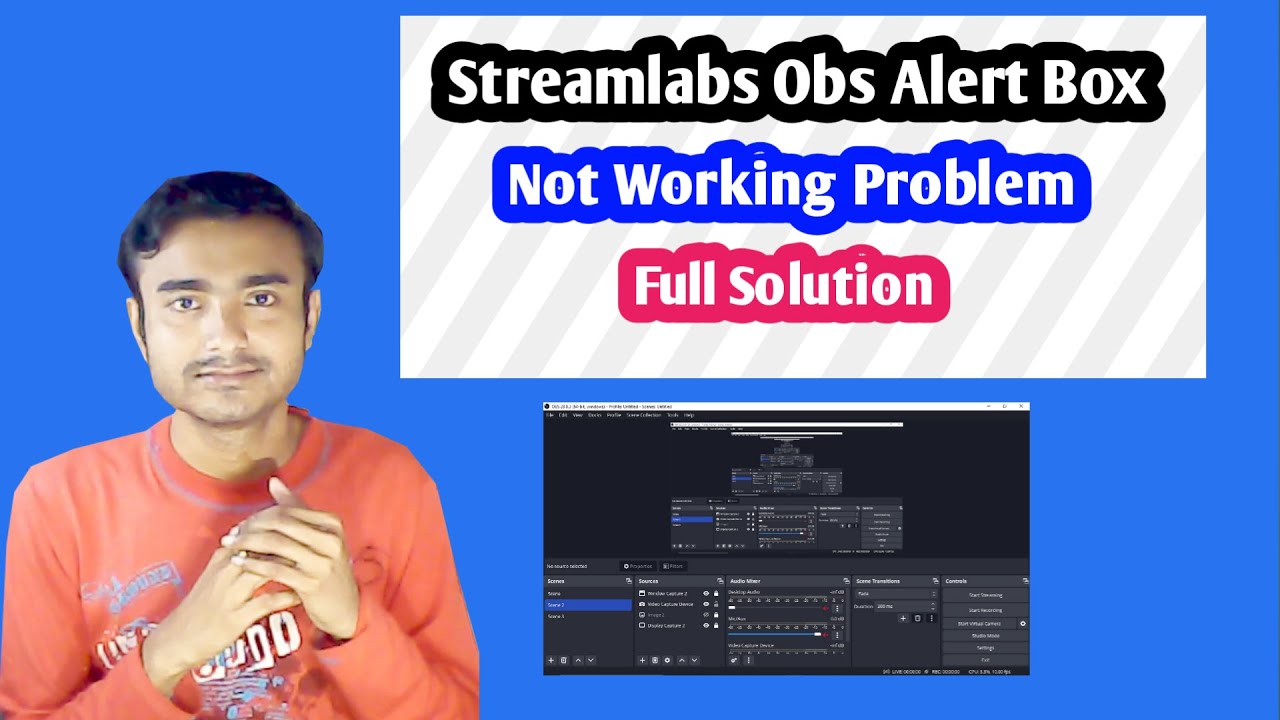 streamlabs obs alerts not working | obs studio alerts not working