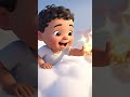 Boy chilling over cloud #babyreels #clouds #baby #cute #kidsfun #kidsshorts #smilingbaby #cuteness