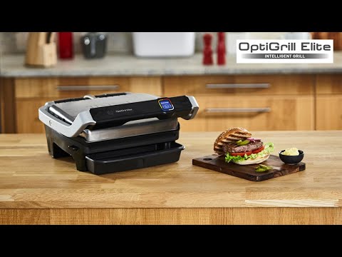 Tefal OptiGrill Elite Sandwich Maker Grill cu Plăci Detasabile 2000W Inox