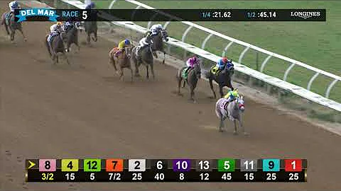 Annie Graham wins race 5 at Del Mar 8/26/22