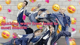 Ranking WayV from Least to Most Chaotic