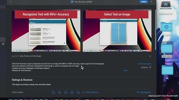 Text Scanner OCR Mac App Store (Basic Overview)