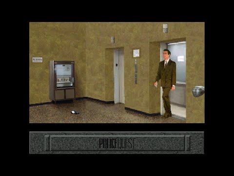 Police Quest 4: Open Season Walkthrough - Intro, Crime scene, Police station, Morgue