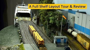 A Comprehensive HO Scale Shelf Layout Tour & Review | 2025 | Boomer Diorama ~ # 319