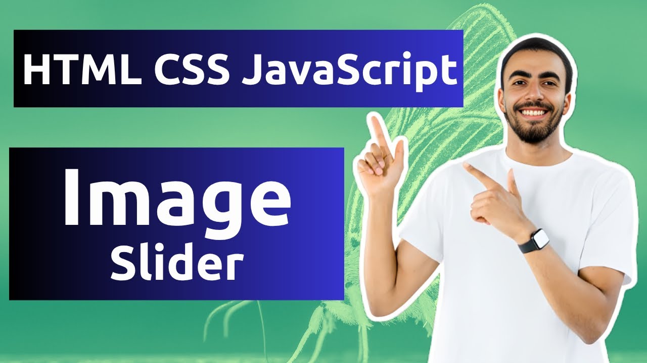 Build an Image Slider with HTML, CSS and JavaScript - YouTube