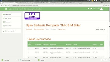 Cara Upload User Siswa ke Dalam Moodle