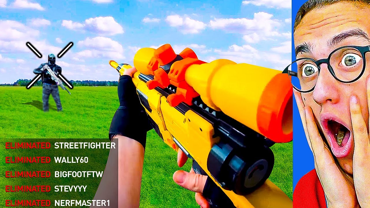 INSANE NERF VIDEO GAMES in REAL LIFE 