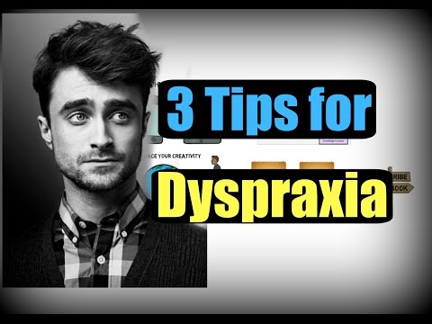 วีดีโอ: วิธีอยู่กับ Dyspraxia (พร้อมรูปภาพ)