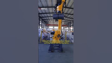 Industrial robots bring a more comfortable life to humans #factory #robot#industrialautomation