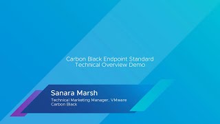 Carbon Black Endpoint Standard Technical Overview Demo