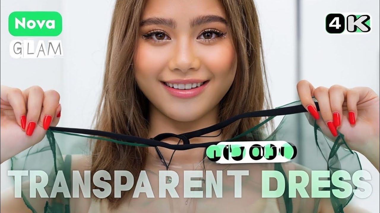 4K Blue Mesh Lingerie Dress Try On Haul Transparent | Micro Bikini Try On Haul | Summer Fashion