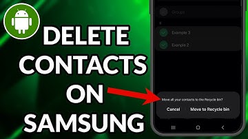 How To Delete Contacts On Samsung Phone