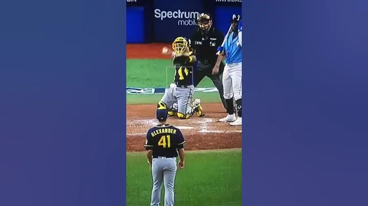 perfect strike down the middle called a ball. Milwaukee Brewers were cheated against the Tampa Bay r