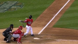LAA@MIN: Nunez scores Rosario with an RBI double
