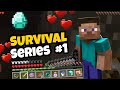 Survival Series #Day1 | Playing Survival Series In Minecraft #minecraft #overthrowgaming