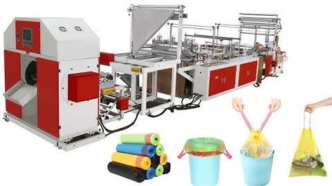 Automatic Draw Tape Garbage Bag Making Machine