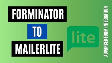 Quickly Integrate Forminator to MailerLite | Easy Way