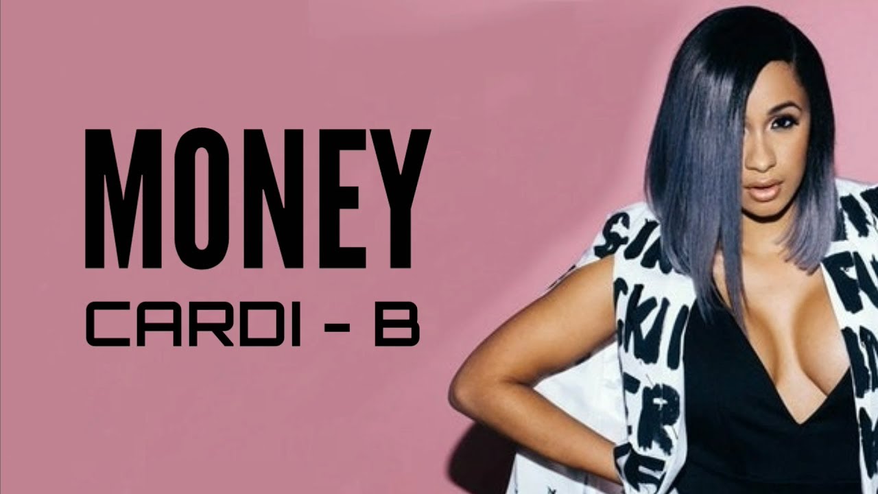 Funny Animations Cardi B Money Lyrics Video - cardi b money bag roblox id