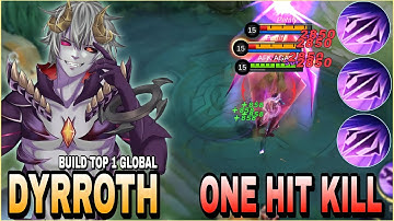 Dyrroth Best Build 2023 - Insane Damage - Build Top 1 Global Dyrroth ~ MLBB