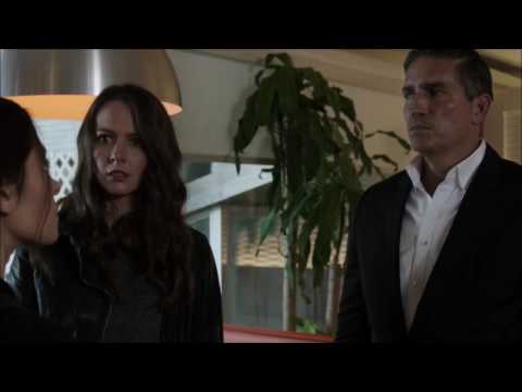 Person of Interest - Reese, Root and Shaw in the restaurant (05x04)