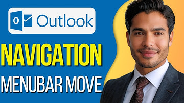 UPDATED 2025! How to Move Outlook Navigation Menu Bar From Left Side to Bottom