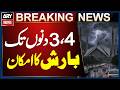 Rain Expected in Islamabad for the Next 3 to 4 Days