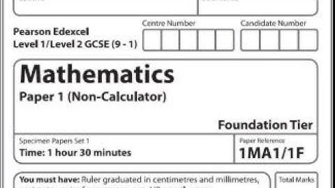 📘 June 2025 GCSE Maths | Pearson Edexcel | Paper 1 (Non-Calculator) | Foundation Tier | 1MA1/1F 📘