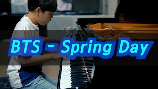 BTS(방탄소년단) - Spring Day(봄날) 피아노 편곡 연주 | piano cover видео
