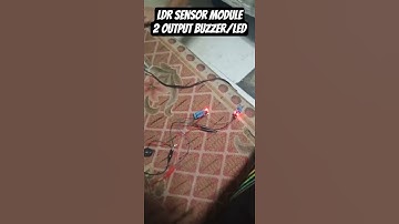 LDR Sensor Module 2 Output Buzzer/LED Lights #arduino #students #electronics #electronicstudent