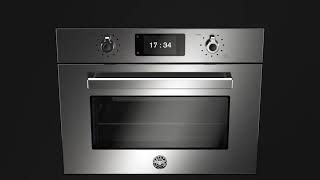 Bertazzoni Professional Series Built In Compact Electric Oven, TFT Touch Display, Total Steam