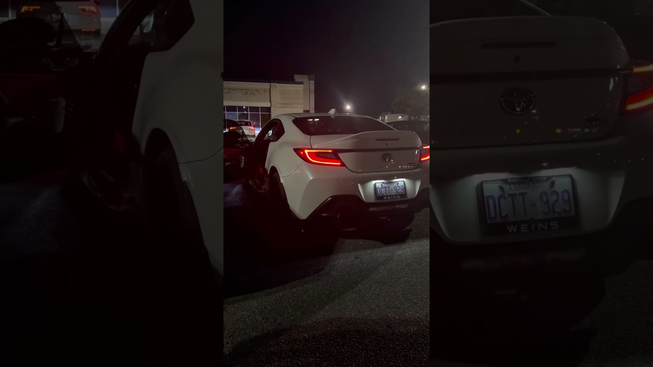 gr86 tomei type 80 gen 1 single exit exhaust cold start and revs