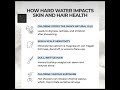 How Hard Water Impacts Skin and Hair Health ? - #hardwater #hardwaterproblems #skinandhaircare #feed