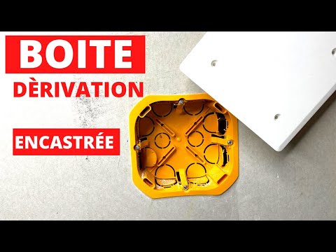 BOITE DE DÉRIVATION ENCASTRÉE