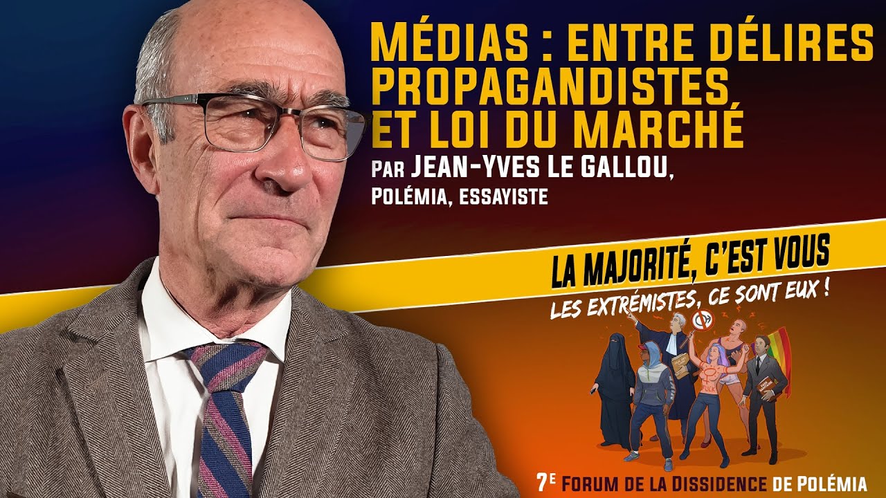 Vest Get injured fog Médias : délires propagandistes et loi du marché – Jean-Yves Le Gallou  [Forum de la Dissidence 2021] - YouTube