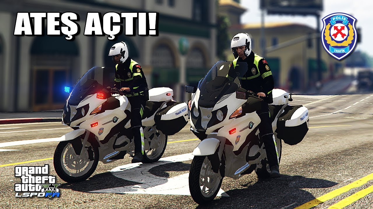 GTA 5  TRAFİK POLİSİ MODU - SÜRÜCÜ ATEŞ AÇTI ! - BMW 1200 RT - LSPDFR